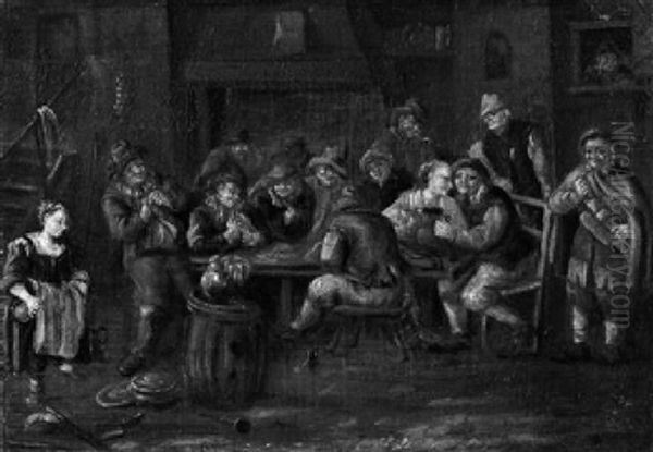 Frohliche Bauerngesellschaft In Einer Taverne - view 1
