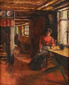 Un Moment De Repos by Pierre Jacques Dierckx