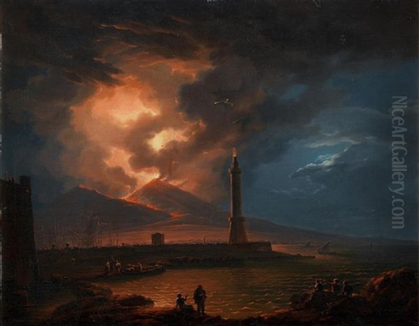 The Eruption Of Mount Vesuvius - view 1