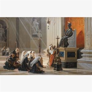Priere Dans La Basilique