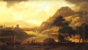 Riviere Dans Un Paysage Montagneux