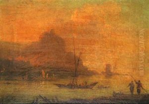 A Southern Seaport by Adriaen Van Diest