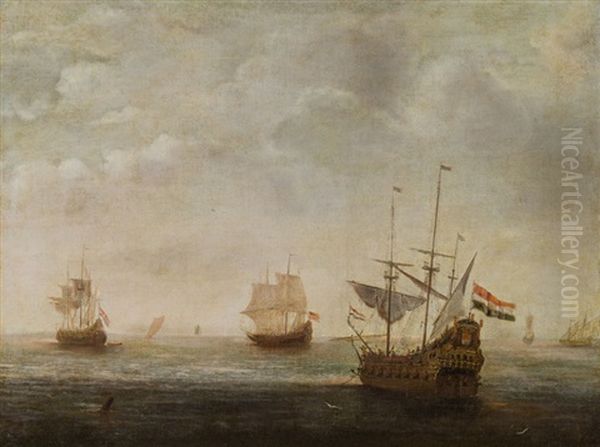 Seestuck Mit Einer Fregatte Der Provinz Zeeland - view 1