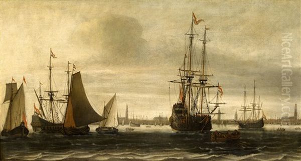 A View Of The Harbour Of Amsterdam - view 1