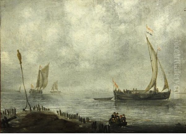 Shipping Off The Coast - view 1