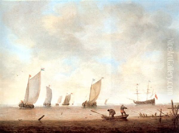 Boats In Calm Seas - view 1