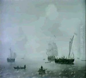 Shipping Off The Dutch Coast