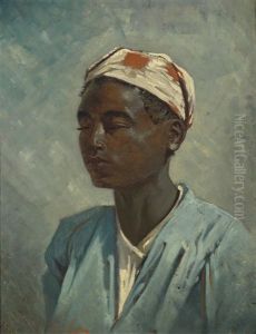 Knabenportrait by Leo Diet