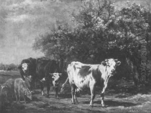 Landscape With Cattle And Sheep