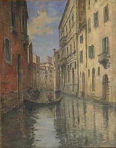 Canal A Venise by Pierre Georges Dieterle