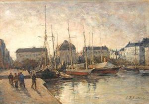 Port Normand by Pierre Georges Dieterle