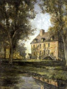 Vue Du Chateau De Ganzeville En Normandie by Pierre Georges Dieterle