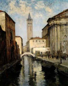 Vue Du Canal by Pierre Georges Dieterle