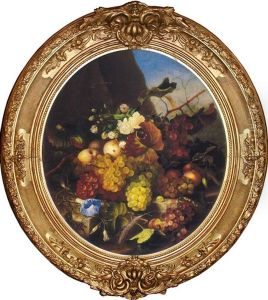 Still Life With Fruit And Flowers