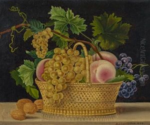 Stillleben Mit Einem Fruchtekorb