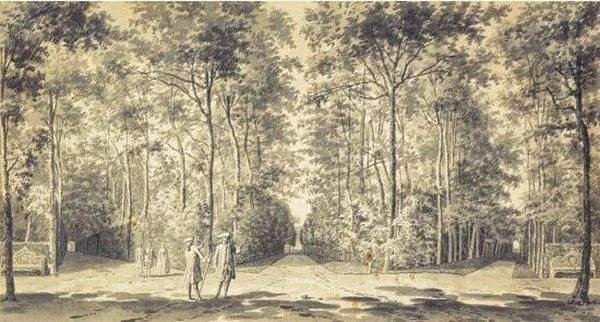 Personnages Dans Des Jardins - view 1