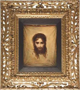 Gekrontes Haupt Jesu Christi (kopie Des Turiner Grabtuches)