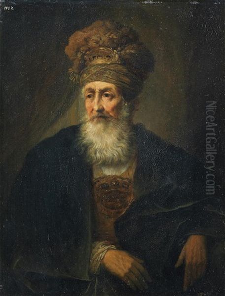 Portrait Of An Elderly Rabbi - view 1