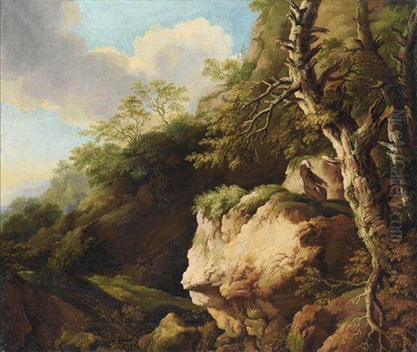 Landscape With A Franciscan Monk - view 1