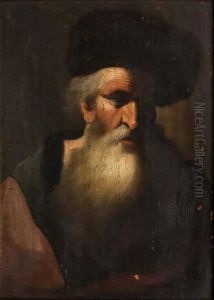 Quatre Figures D'hommes Barbus