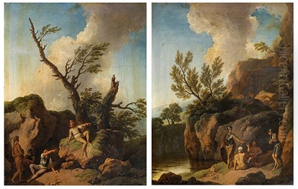 Landscape With Ancient Characters (counterparts) - view 1