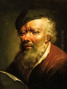 Portrait Eines Bartigen Mannes, Einen Brief Lesend