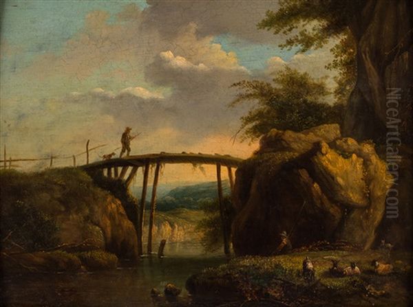 A Landscape With Resting Goat Herders - view 1