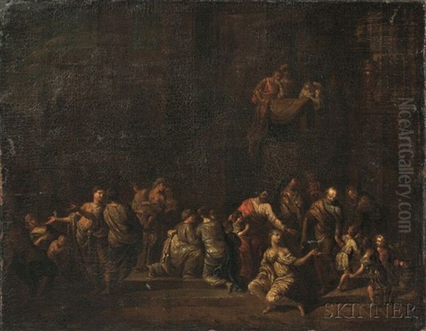 Christ Blessing Little Children - view 1