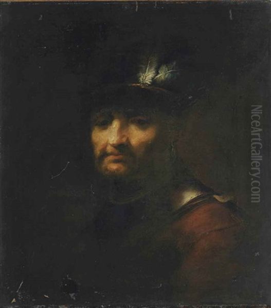 Portrait D'homme Au Chapeau A Plume - view 1