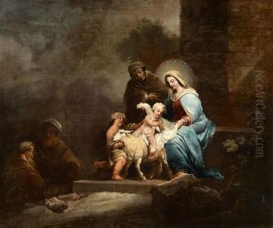 Die Heilige Familie Mit Dem Johannesknaben Die Heilige Familie Mit Dem Johannesknaben