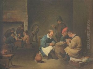 The Card Players by Christian Wilhelm Ernst Dietrich