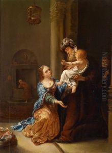 Hannah Ubergibt Ihren Sohn Samuel Dem Priester Eli Hannah Ubergibt Ihren Sohn Samuel Dem Priester Eli