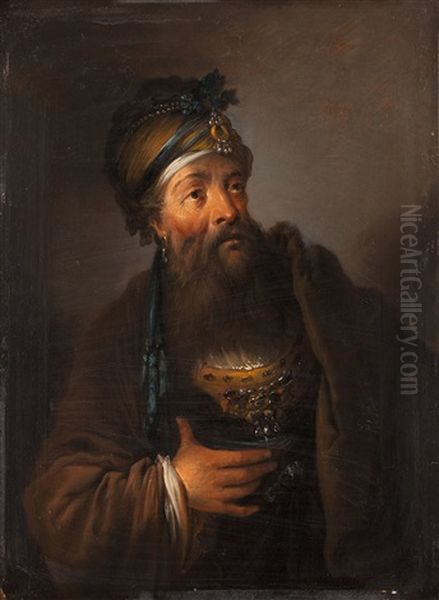 Man In Oriental Costume - view 1