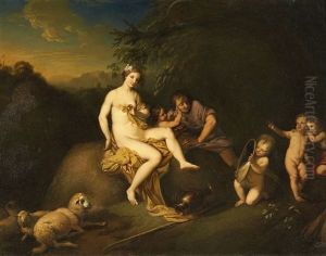 The Toilette Of Venus by Christian Wilhelm Ernst Dietrich