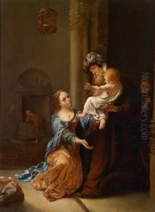 Hannah Ubergibt Ihren Sohn Samuel Dem Priester Eli (i, Sam, 1, 24-28)