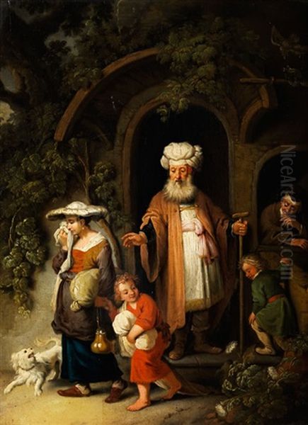 Abraham Verstosst Hagar Und Seinen Sohn Ismael - view 1