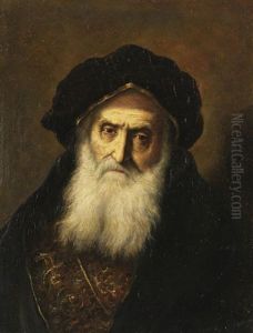 Portrait Eines Alten Juden