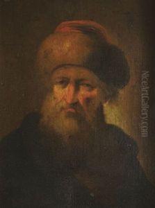 Bildnis Eines Bartigen Mannes Mit Hut