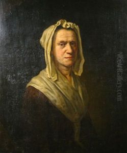 Portrait De Jeune Femme by Christian Wilhelm Ernst Dietrich