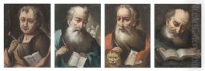 The Evangelists (4 Works) by Christian Wilhelm Ernst Dietrich
