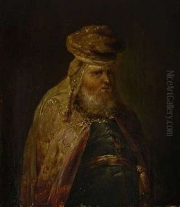 Bartiger Orientale Mit Turban (+ Another; 2 Works)