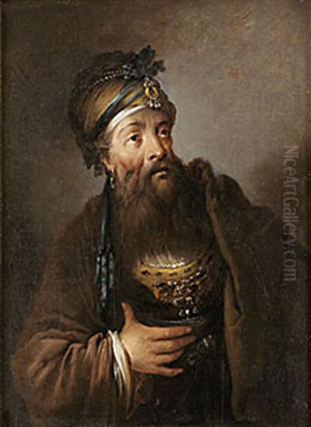 Gammal Man I Turban - view 1