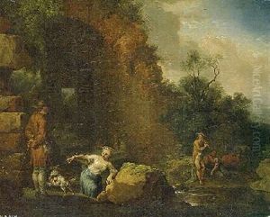Pastorale Szene