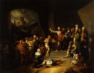 Jesus Helbreder De Syge by Christian Wilhelm Ernst Dietrich