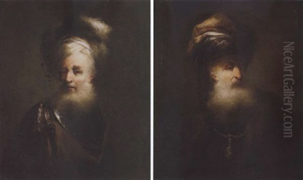 A Bearded Oriental In A Turban With A Medallion On A Chain - view 1