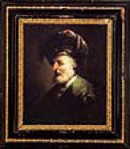 Bildnis Eines Bartigen Mannes Mit Turban by Christian Wilhelm Ernst Dietrich