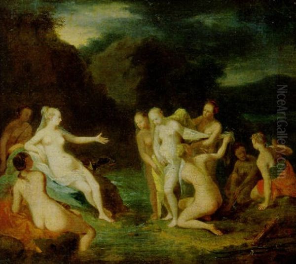 Die Entdeckung Der Schwangerschaft Der Nymphe Callisto - view 1