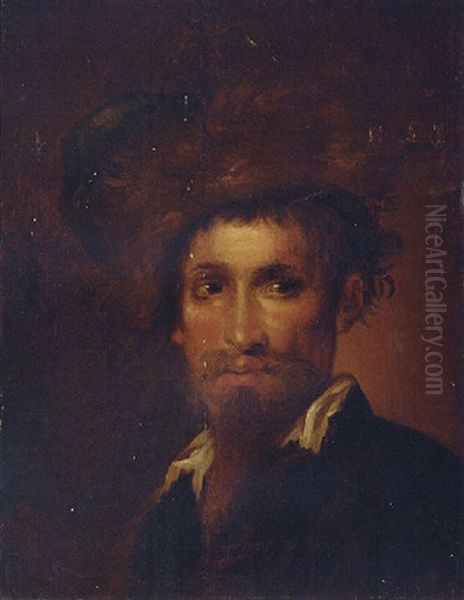 Portrait Of A Man In A Fur Hat - view 1