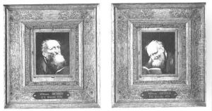 Portrait D'homme Barbu De Trois-quarts Vers La Gauche Portrait D'homme Barbu De Trois-quarts Vers La Gauche