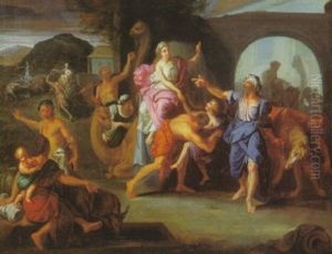 Empfang Der Konigen Von Saba Vor Den Toren Von Jerusalem